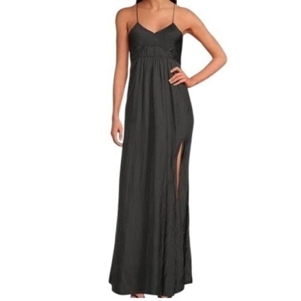 IRO Paris Womens Size Small Ingrid Black Maxi Sleeveless Strappy‎ Dress NWT